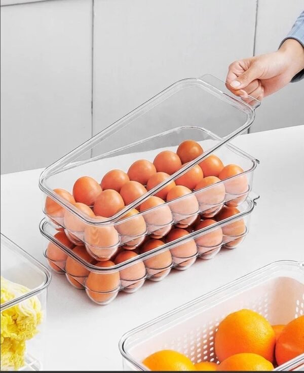 Organizador acrílico para 18 huevos